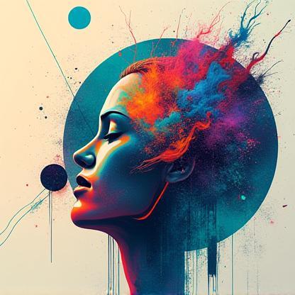 Capa do álbum com design artístico